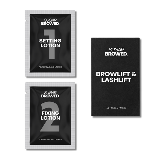 Perfectly lifted lashes and brows for a natural, defined look. Setting & fixing for lashlift & browlift.