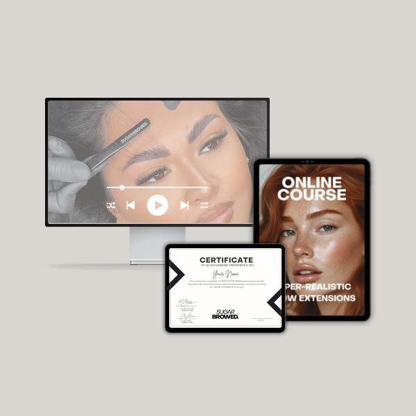 COMBI PACK - ONLINE COURSE BROW LAMINATION + BROW EXTENSIONS