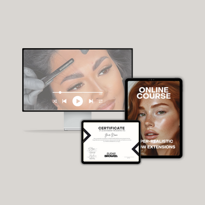 COMBI PACK - ONLINE COURSE BROW LAMINATION + BROW EXTENSIONS
