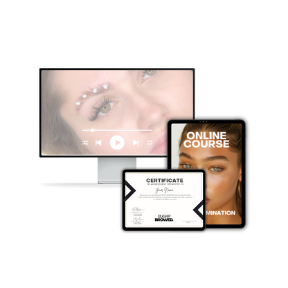 COMBI PACK - ONLINE COURSE BROW LAMINATION + BROW EXTENSIONS