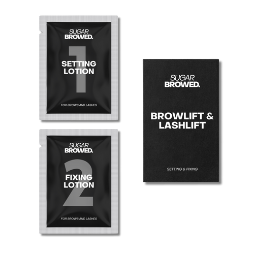 Perfectly lifted lashes and brows for a natural, defined look. Setting & fixing for lashlift & browlift.