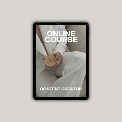 The perfect course to create content