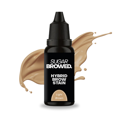 SUGAR BROWED. Henna-Free Liquid Hybrid Brow Stain for semi-permanent brow color